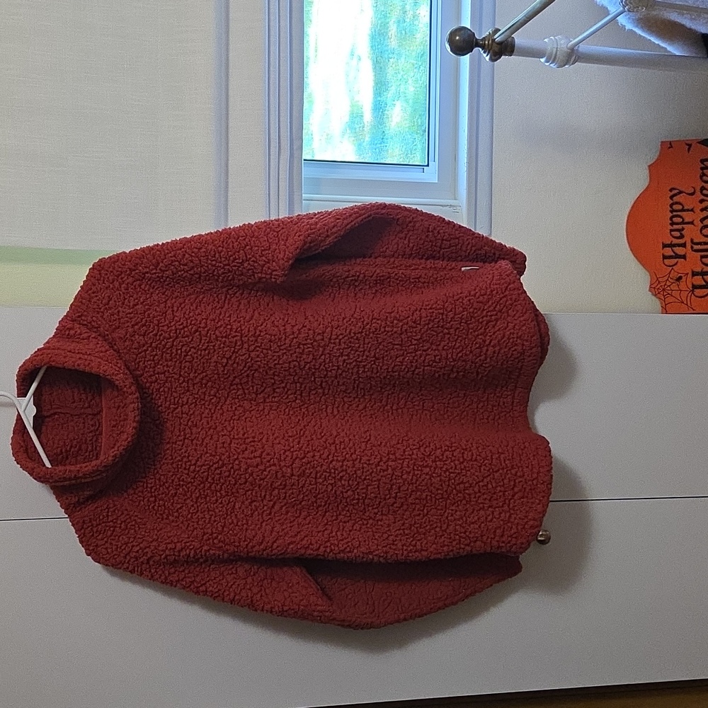 Eddie Bauer Deep Red Sherpa Fleece